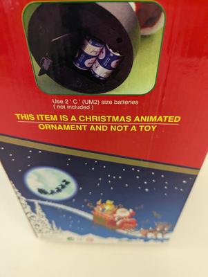Battery Operated 16" Musical Christmas Moving Santa Figure