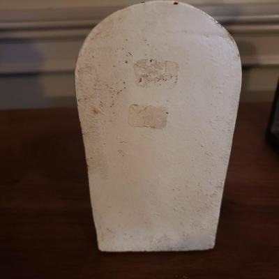Frankart Bookend and A Cast Iron Sailor Bookend (D-KD)