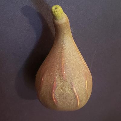 Sean O'Meallie Signed Fig and Book Sculpture (D-KD)
