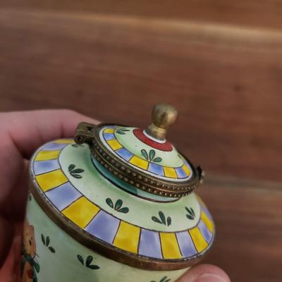 Kelvin Chen & Empress Arts Mini Enameled Cat-Themed Teapots (D-KD)