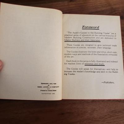 Vintage Audel's 'Carpenters and Builders Guides' and Odhams Press Practical Advice Books (D-KD)