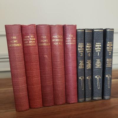 Vintage Audel's 'Carpenters and Builders Guides' and Odhams Press Practical Advice Books (D-KD)