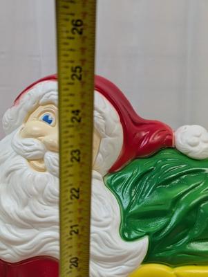Illuminated Vintage Outdoor Santa & Sleigh