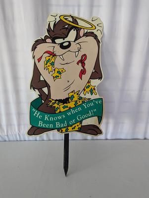 Looney Tunes Tasmanian Devil Yard Sign