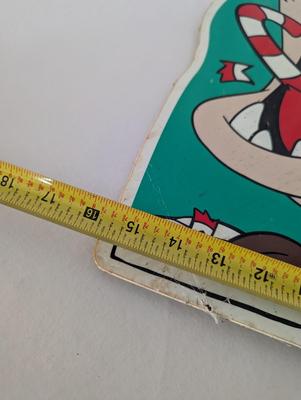 1996 Warner Bros. Tasmanian Devil Yard Sign