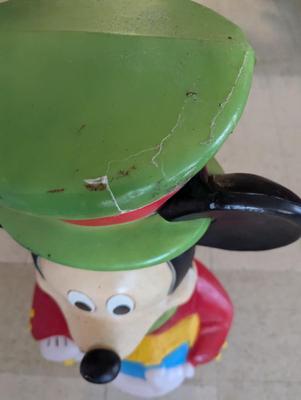 Vintage Approx 35" Mickey & Minnie Blow Mold Christmas Lawn Art Statue Figure
