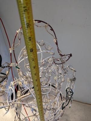 Articulated Illuminated Santa Yard Art