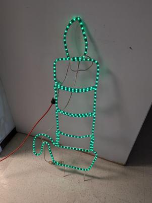 Illuminated Yard Art Christmas Stockings Lawn Decor