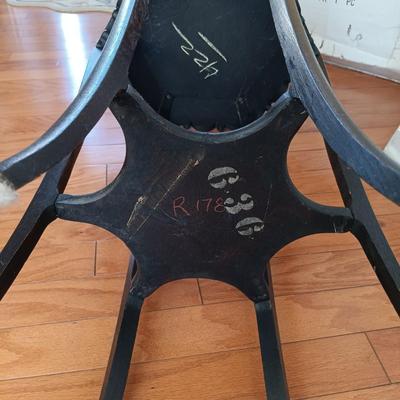 LOT 36: Antique Copper and Brass Samovar Lamp with Pedestal Table