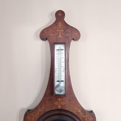 LOT 37: Antique Edwardian Aneroid Barometer