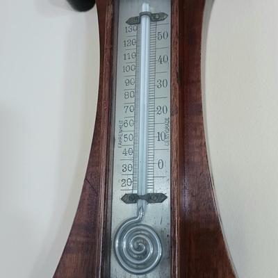 LOT 37: Antique Edwardian Aneroid Barometer