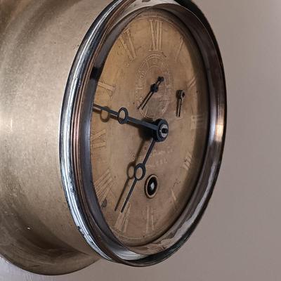 LOT 38: Chelsea Clock Co. Brass Maritime Ship Clock