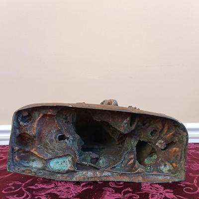 LOT 41: Albert Ernest Carrier Bronze Cast Figurine 'Daniel in the Lion's Den'