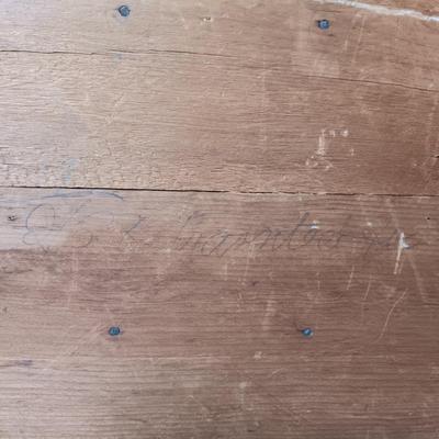 LOT 49: Antique New Haven Clock Co. Reverse Painted Thirty Hour Shelf Clock