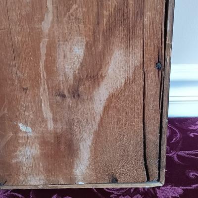 LOT 49: Antique New Haven Clock Co. Reverse Painted Thirty Hour Shelf Clock