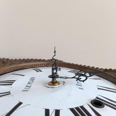 LOT 50: 19th Century Antique French Morbier / Comtoise Clock