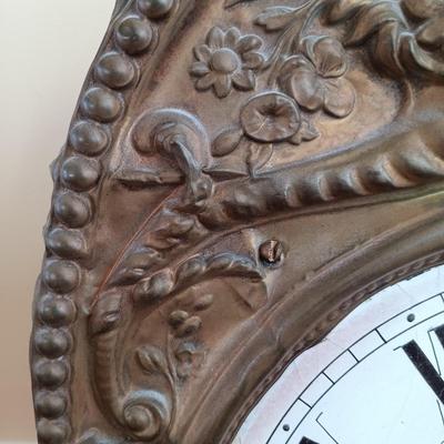 LOT 50: 19th Century Antique French Morbier / Comtoise Clock