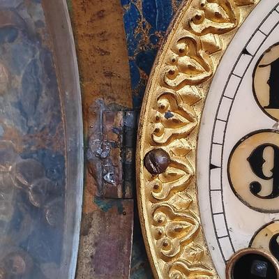 LOT 51: Antique 19th Century Iron Cased Mantle Clock