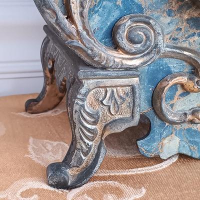 LOT 51: Antique 19th Century Iron Cased Mantle Clock