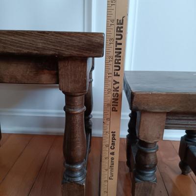 LOT 54: Antique Copper and Brass Samovar Lamp with Stacking Side Table