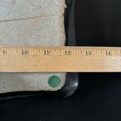 LOT 88: Raku Art Studio Pottery Flat Cat Figures, Raku Picture Frames, Cat Pottery Planters, Card/Picture Holder & Pottery Tray