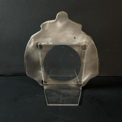 LOT 88: Raku Art Studio Pottery Flat Cat Figures, Raku Picture Frames, Cat Pottery Planters, Card/Picture Holder & Pottery Tray