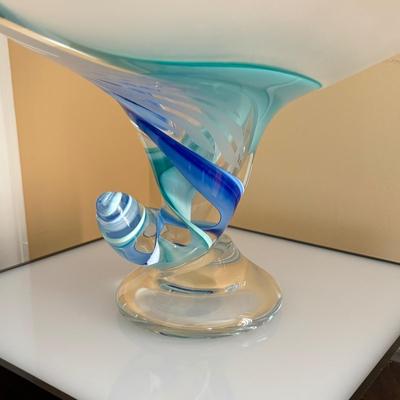 LOT 91: GORGEOUS 1997 Barry Entner Art Glass Sculpture Signed & Dated by Artist