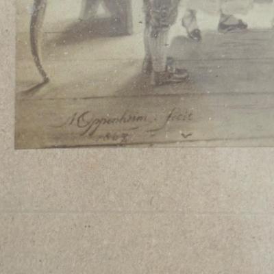 LOT 94: Antique/Vintage J. Schafer Prints of M. Oppenheim Portraits of a Traditional Jewish Family