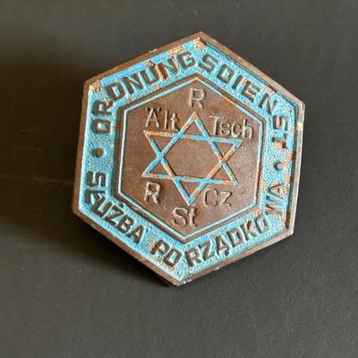 LOT 96: Genuine Coin Old/New Agrippa 1 Jerusalem & Israel Agora 1976, WWII German Warsaw Police Badge, Girls Orphanage Jerusalem Coin