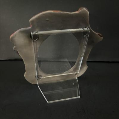 LOT 99: Raku Art Studio Pottery Collection: Under the Sea Vase w/Whale Cutout, Picture Frames & Clock