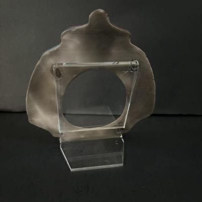 LOT 99: Raku Art Studio Pottery Collection: Under the Sea Vase w/Whale Cutout, Picture Frames & Clock