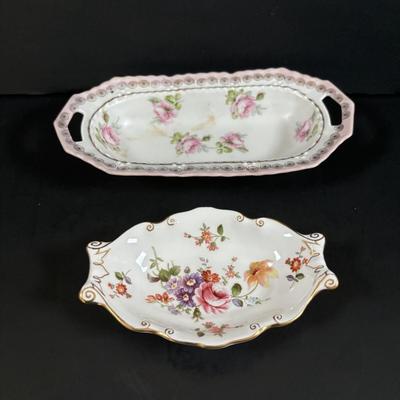 LOT 105: Vintage Bronze Bust of Woman, Royal Copenhagen Candle Sticks, Royal Doulton, Royal Crown Derby