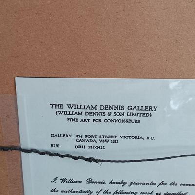 LOT 140: Antique Original Handpainted Botanical Lithograph 'Meadow Saffron' by James de Clark Sowerby with COA