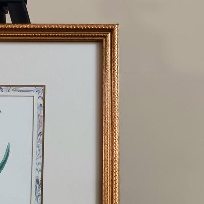 LOT 142: Antique Original Handpainted Botanical Lithograph 'Common Snowdrop' by James de Clark Sowerby with COA