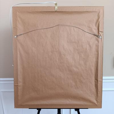 LOT 144: Léon Azoulay Signed and Numbered 'Ketubah' Serigraph Micrography Print