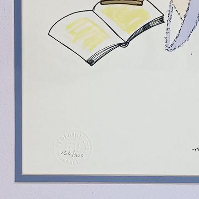 LOT 146: Signed and Numbered Micrography Print 'Story of Ruth' by Rabbi Israel Cohen