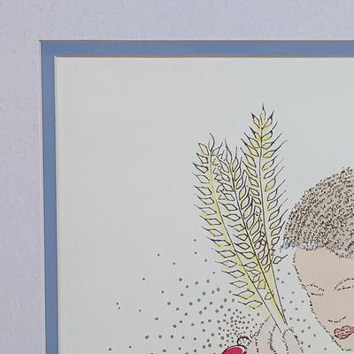 LOT 146: Signed and Numbered Micrography Print 'Story of Ruth' by Rabbi Israel Cohen