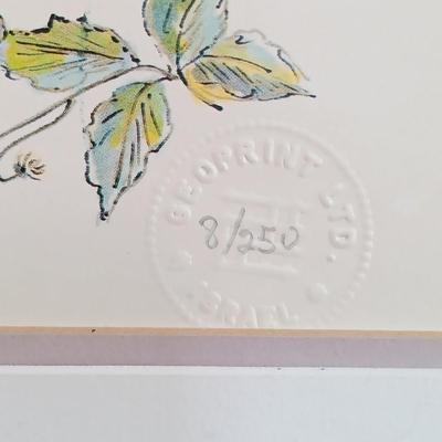 LOT 147: Signed and Numbered Serigraph Micrography Print by Rabbi Dror Yisrael Cohen with COA