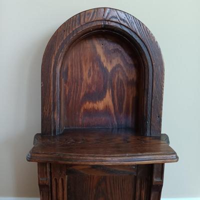 LOT 149: Antique Prayer / Altar Cabinet