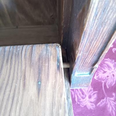 LOT 149: Antique Prayer / Altar Cabinet