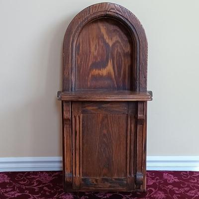 LOT 149: Antique Prayer / Altar Cabinet
