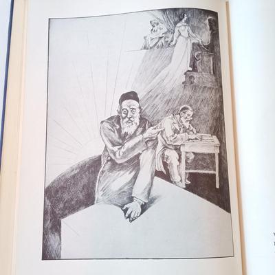 LOT 150: Vintage Haggadah Facsimile with Map, Pirké Aboth In Etching by Saul Roskin 1940, The Book of Letters 1975 & More