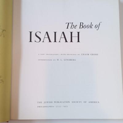 LOT 150: Vintage Haggadah Facsimile with Map, Pirké Aboth In Etching by Saul Roskin 1940, The Book of Letters 1975 & More