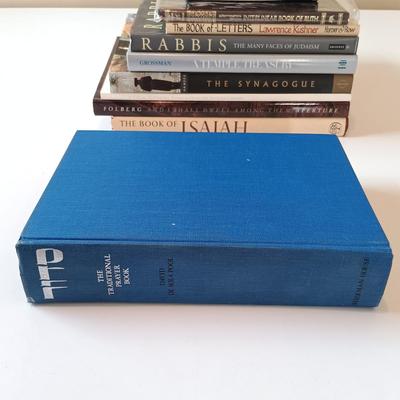 LOT 150: Vintage Haggadah Facsimile with Map, Pirké Aboth In Etching by Saul Roskin 1940, The Book of Letters 1975 & More