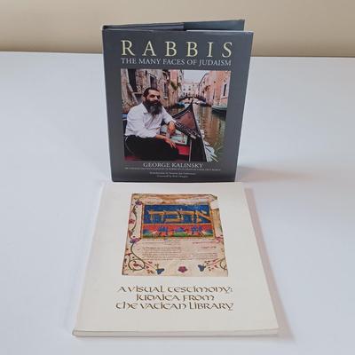 LOT 150: Vintage Haggadah Facsimile with Map, Pirké Aboth In Etching by Saul Roskin 1940, The Book of Letters 1975 & More