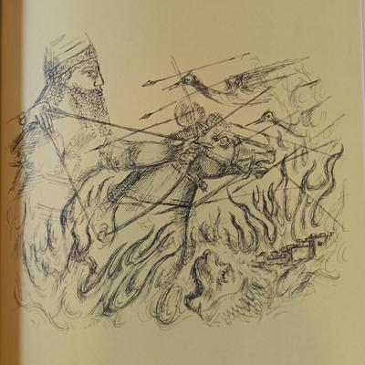 LOT 150: Vintage Haggadah Facsimile with Map, Pirké Aboth In Etching by Saul Roskin 1940, The Book of Letters 1975 & More