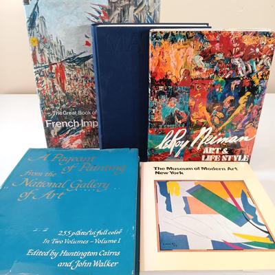 LOT 153: 1980 The Great Book of French Impressionism, 1974 First Printing LeRoy Neiman Art & Life Style, 1984 Matisse Coffee Table...