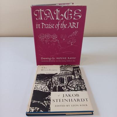 LOT 154: 1961 Shulsinger Bros. The Haggadah of Passover, 1962 The Woodcuts of Jakob Steinhardt, 1970 Moshe Raviv Illustrated Tales in...