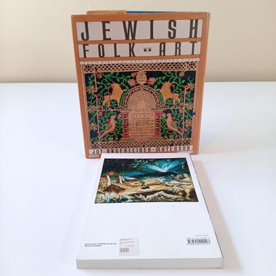 LOT 154: 1961 Shulsinger Bros. The Haggadah of Passover, 1962 The Woodcuts of Jakob Steinhardt, 1970 Moshe Raviv Illustrated Tales in...