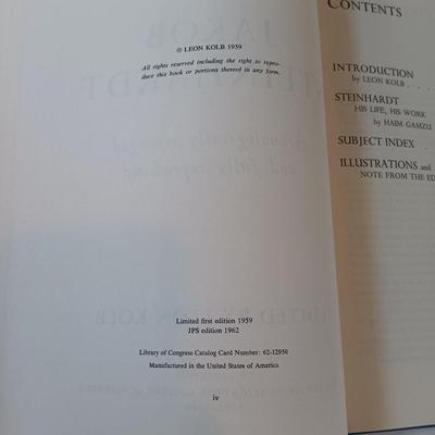 LOT 154: 1961 Shulsinger Bros. The Haggadah of Passover, 1962 The Woodcuts of Jakob Steinhardt, 1970 Moshe Raviv Illustrated Tales in...